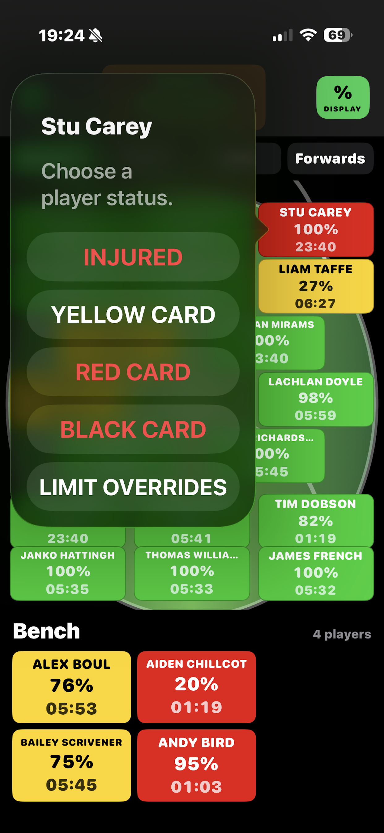 Rotations Simplified player card actions